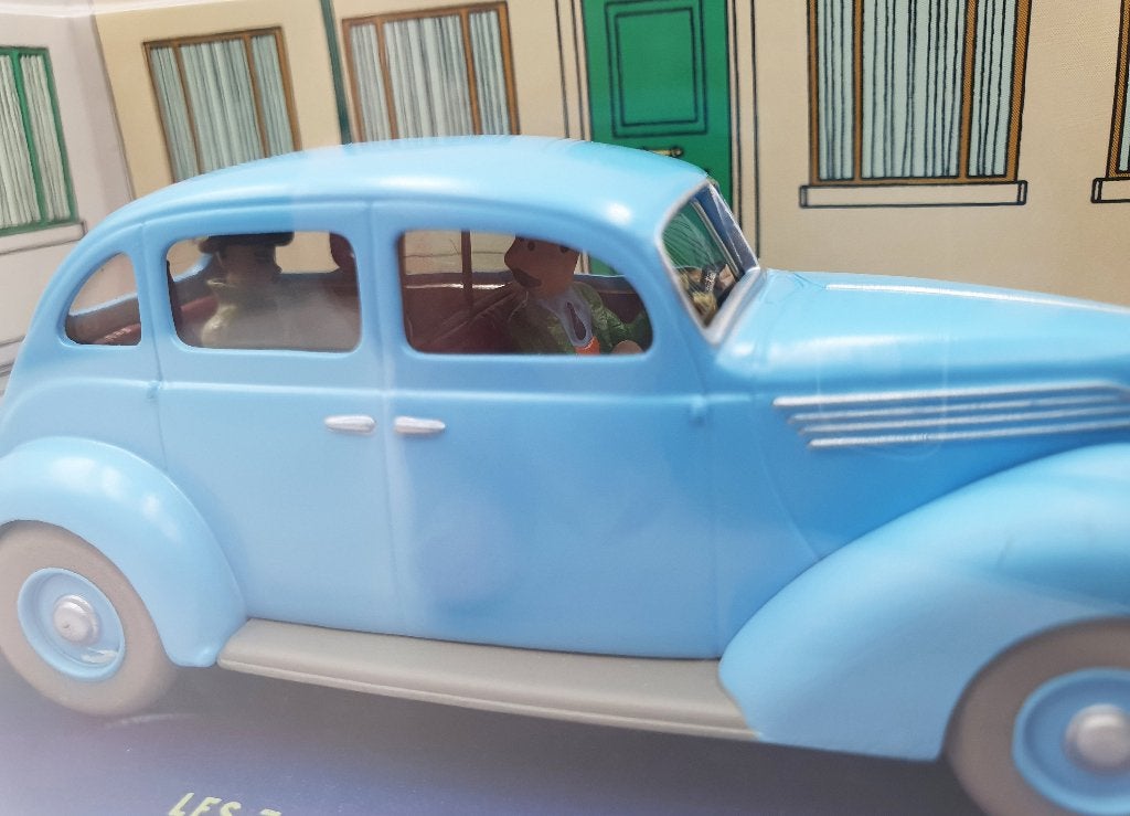 Tintin No. 25 Blue Ford Taxi from The Seven Crystal Balls, Autres marques, Clients@editionsatlas.fr, 62 Boulevard Pereire, 75017 Paris, France