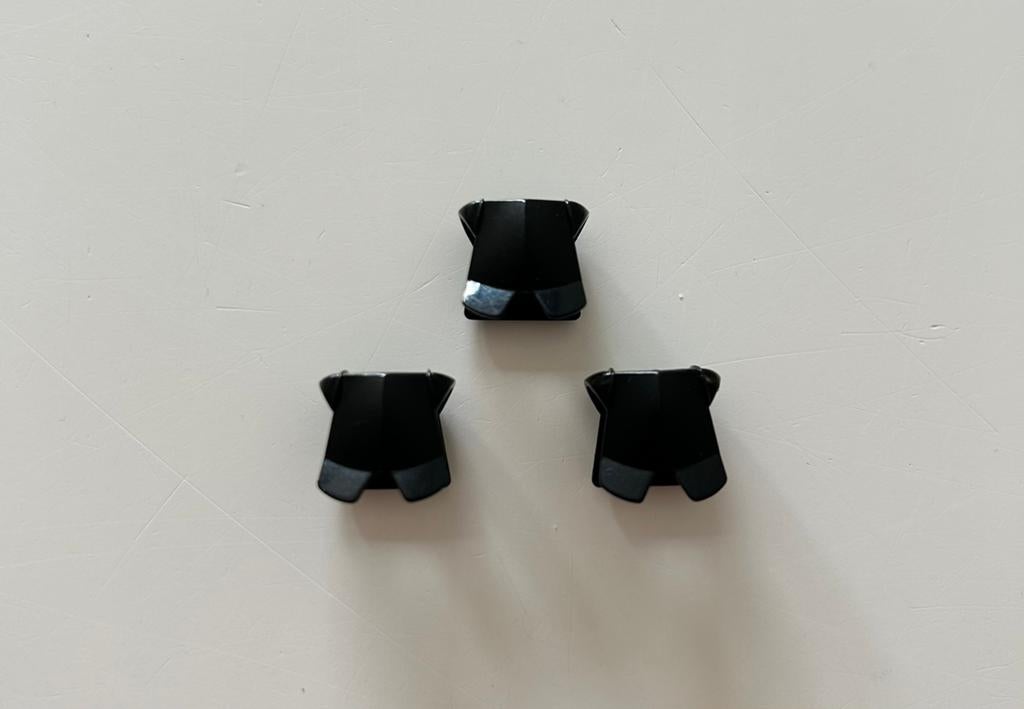 Lego harnas zwart (3x), Verzenden, Lego, Accessoire, Zo goed als nieuw
