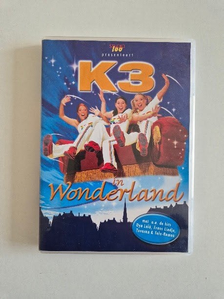 DVD - Studio 100 - K3 in Wonderland, Cd's en Dvd's, Dvd's | Kinderen en Jeugd, Zo goed als nieuw, Film, Overige genres, Alle leeftijden