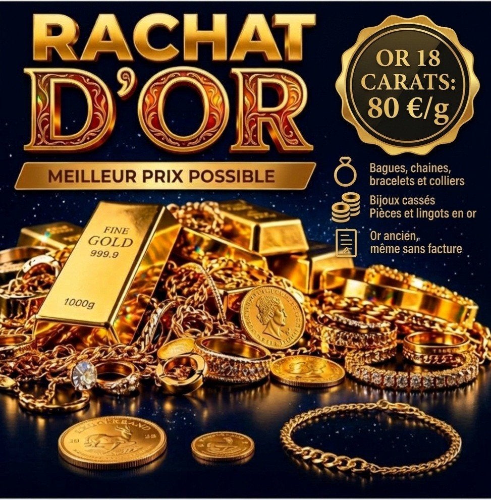 Rachat d'Or enciens, Bijoux, Sacs & Beauté, Enlèvement ou Envoi, Or, Or