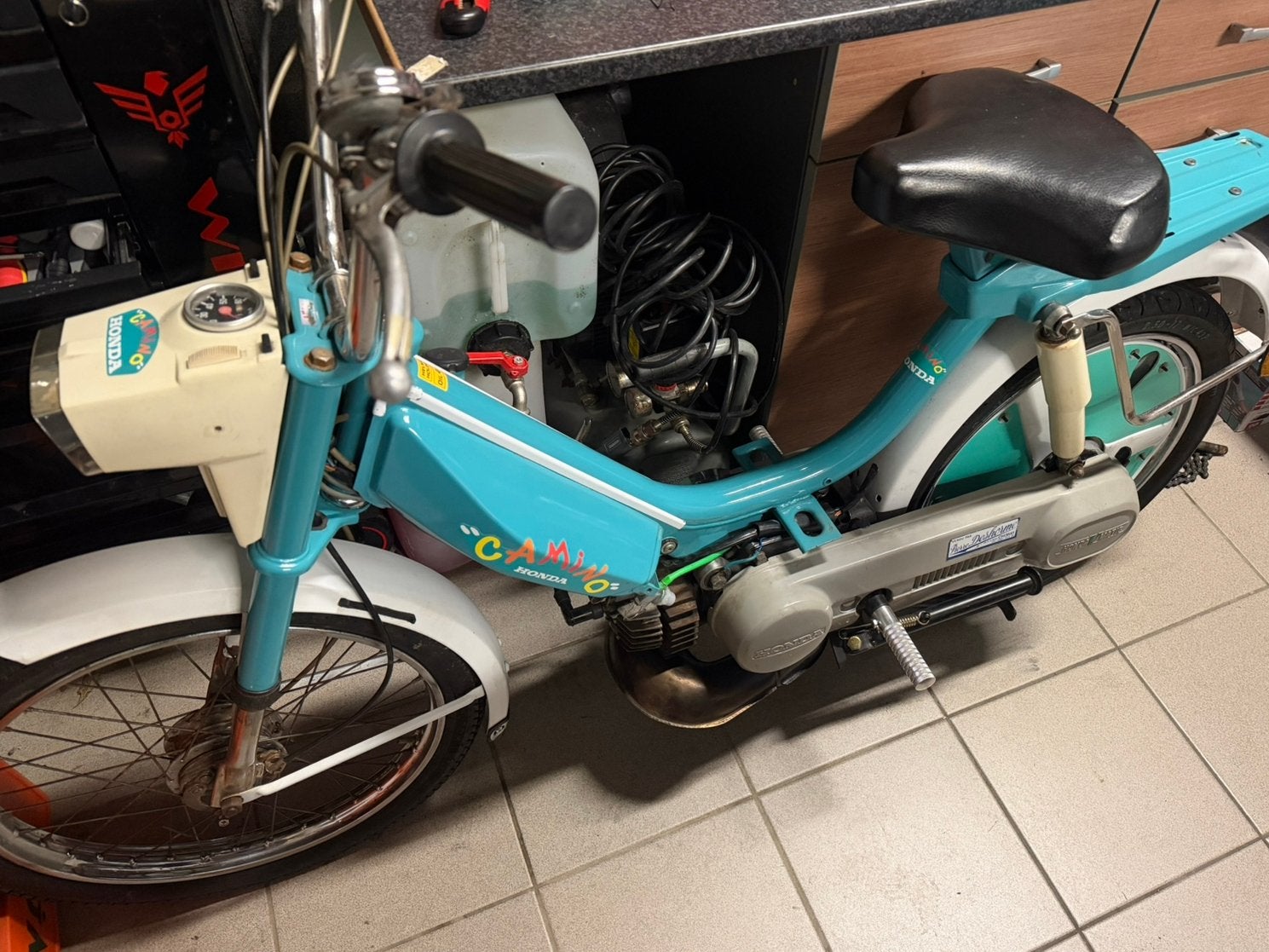 Honda camino, Fietsen en Brommers, Ophalen, Gebruikt, Klasse B (45 km/u), 80 cc