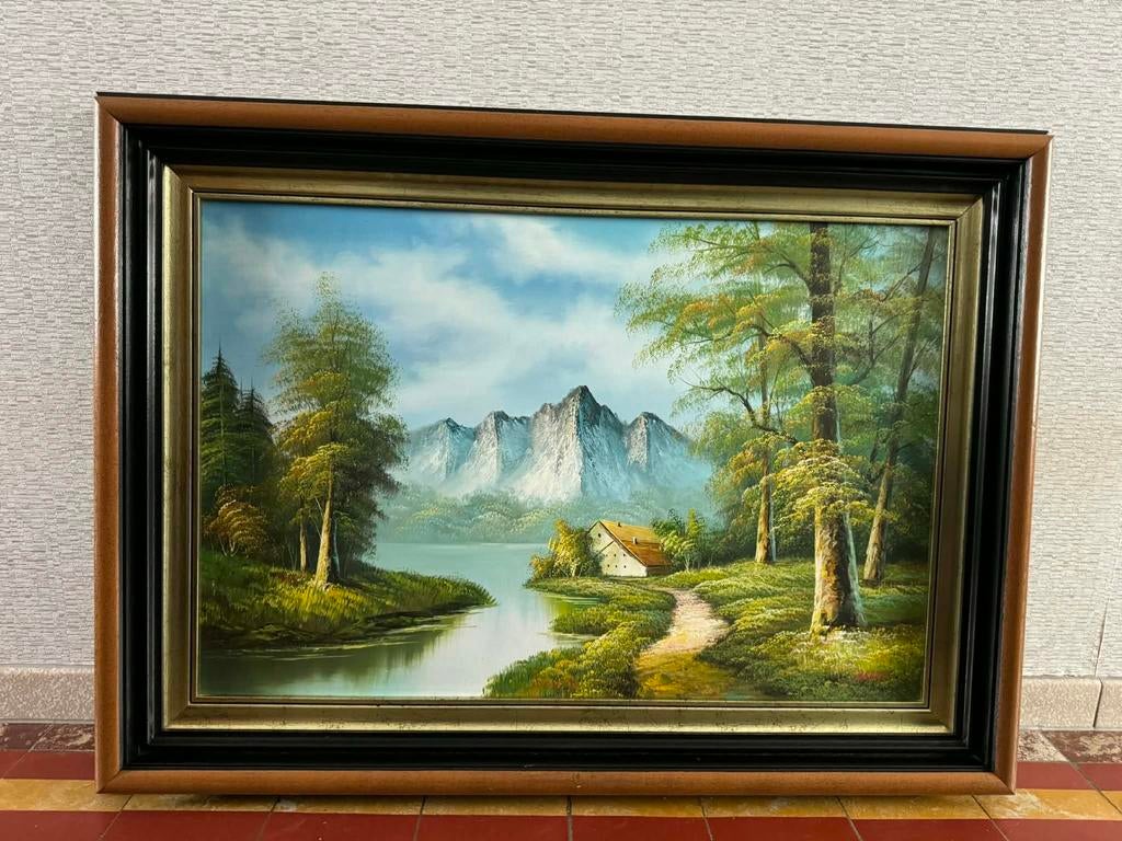 Landschap schilderij, Antiek en Kunst, Ophalen