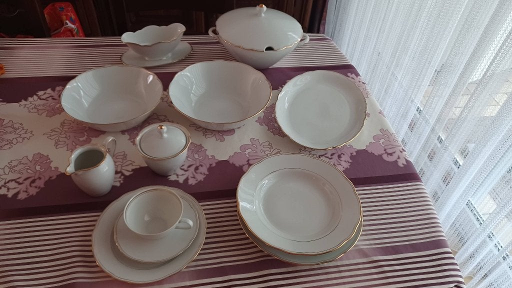 Porseleinen servies, Maison & Meubles, Service complet, Vintage, Enlèvement, Utilisé