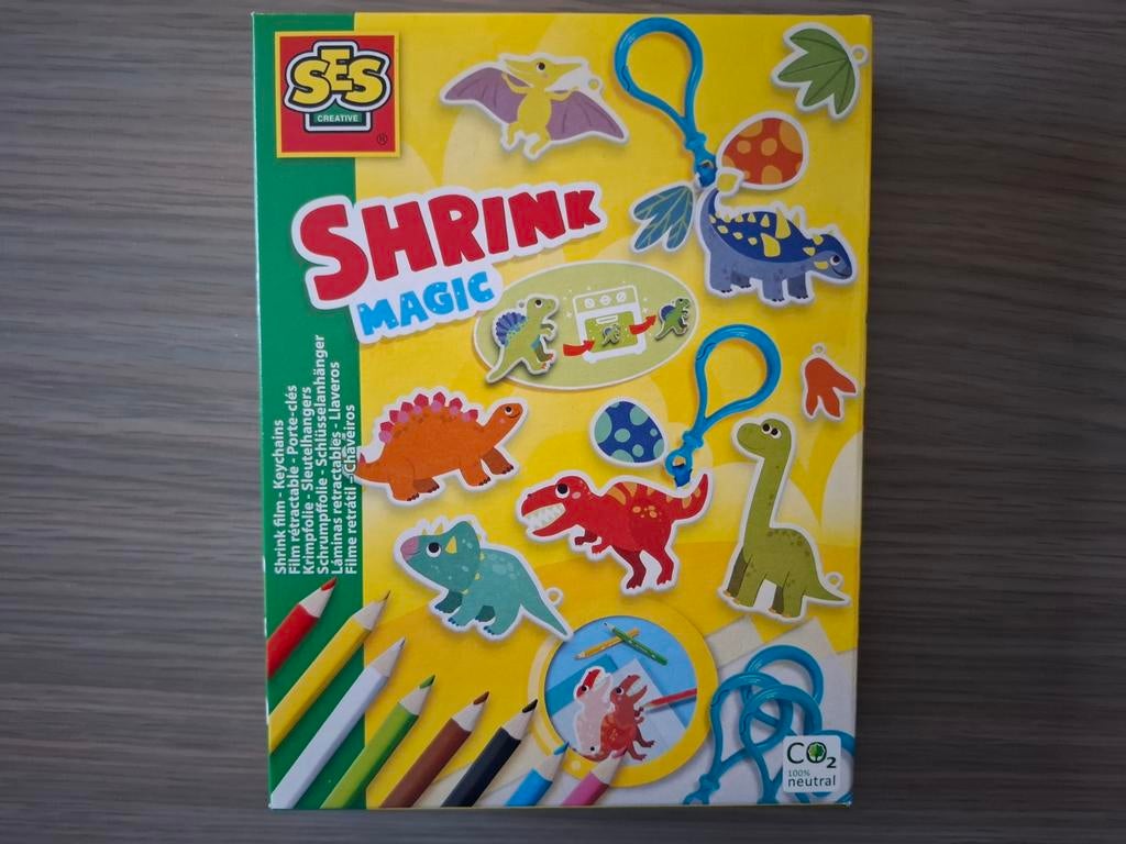 SES Krimpfolie sleutelhangers dino's, Ophalen of Verzenden