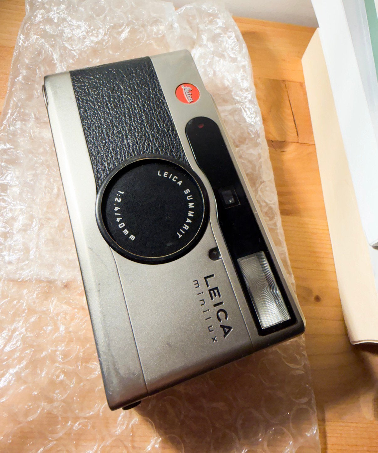Leica Minilux 40mm Summarit – Gereviseerde Flex Cable, TV, Hi-fi & Vidéo, Appareils photo analogiques, Comme neuf, Leica, Enlèvement
