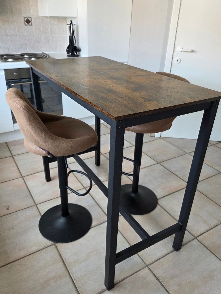 Tafel + 2 barstoelen, Maison & Meubles, Enlèvement, Comme neuf
