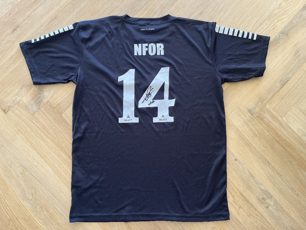 Match-worn shirt Ernest Nfor LMV galamatch - gesigneerd, Sport en Fitness, Maat M, Ophalen, Zo goed als nieuw, Shirt
