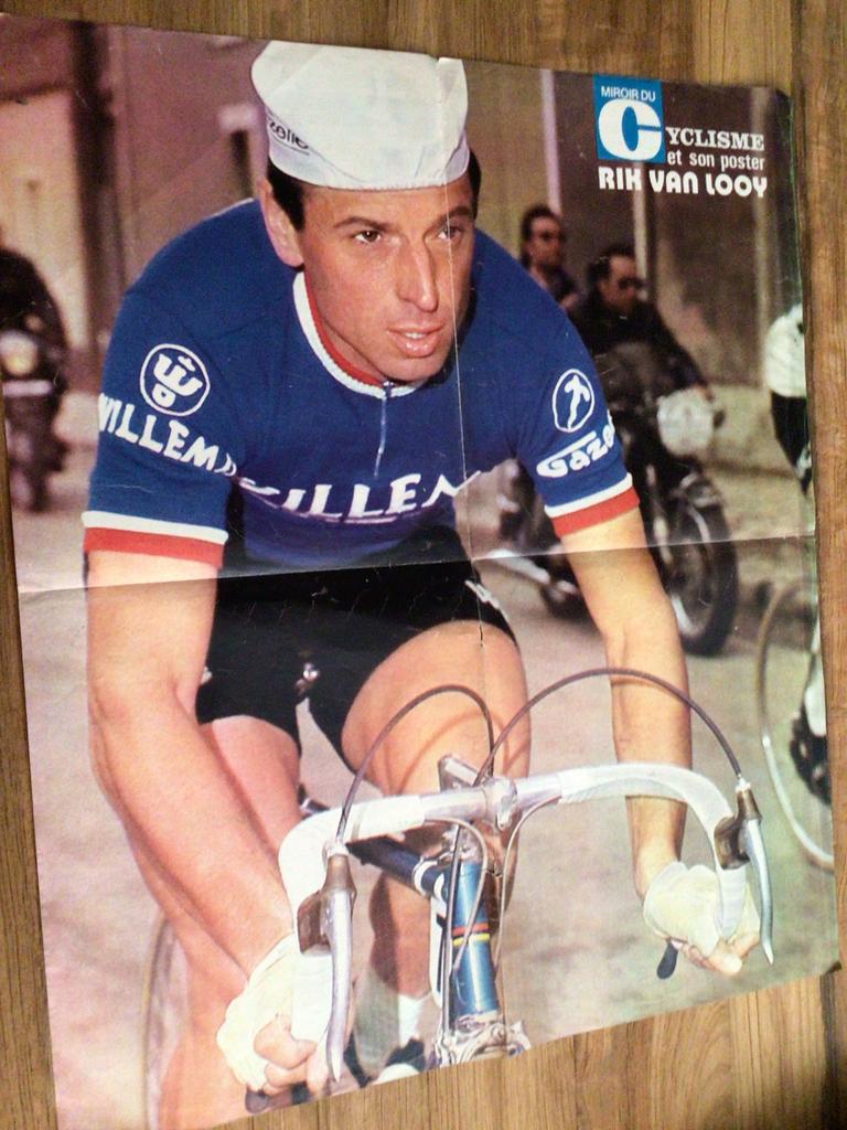 Wielerposter team gazelle rik van looy, Verzenden