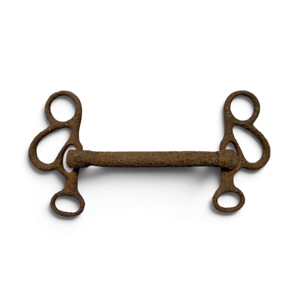 Antiek handgesmede paardenbit anno 1850-1920, Enlèvement