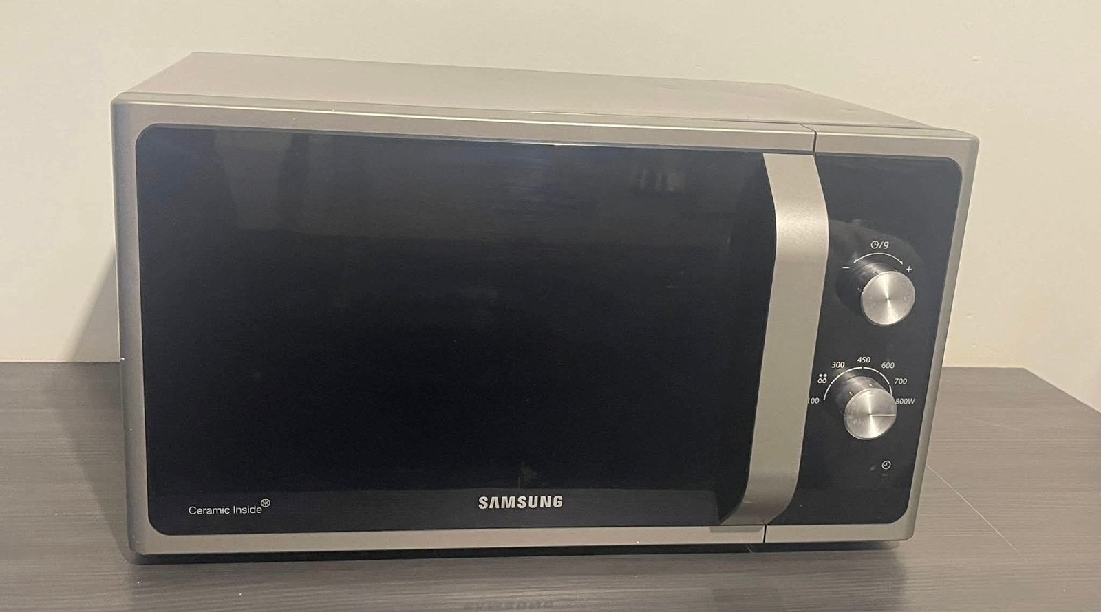 Samsung micronde  - 800W, Ophalen, Zo goed als nieuw, Tussenbouw, Combi-microgolfoven