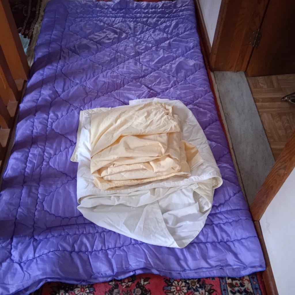 Sac de couchage double avec draps assortis, Enlèvement, Deux personnes