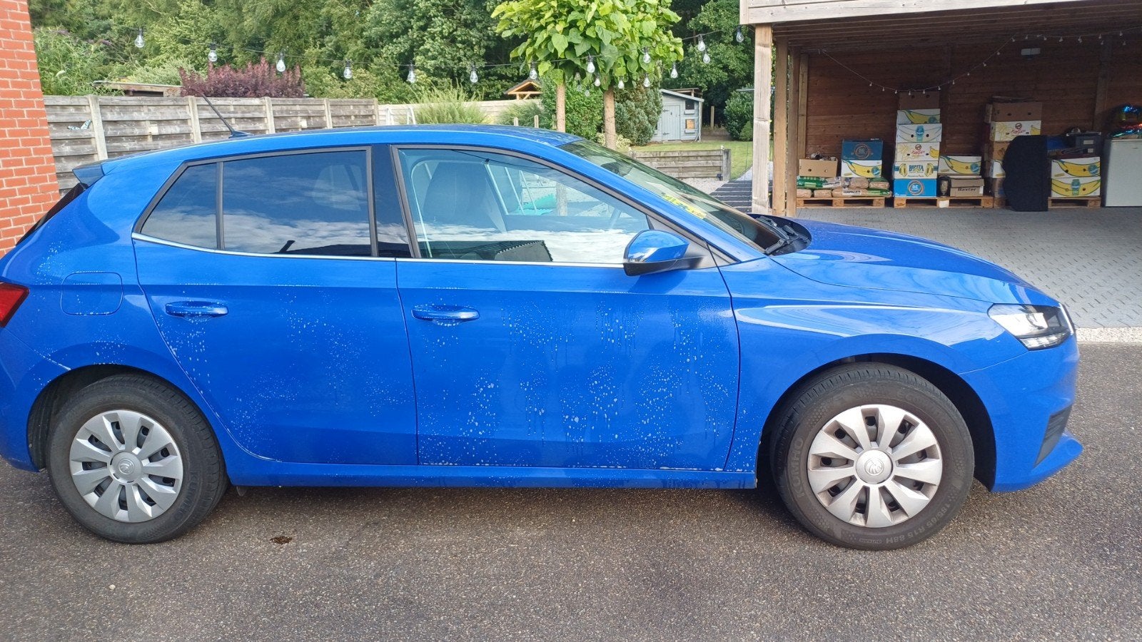 Skoda Fabia Clever 1.0 TSI, Auto's, Voorwielaandrijving, Stof, Multifunctioneel stuurwiel, Blauw