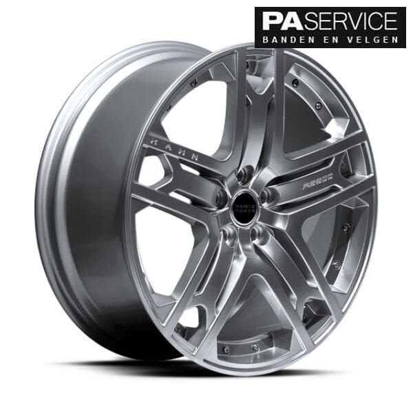 Nwe 23 inch silver Kahn velgen voor Land Rover Defender, Neuf, Pneus et Jantes, Véhicule de tourisme, -