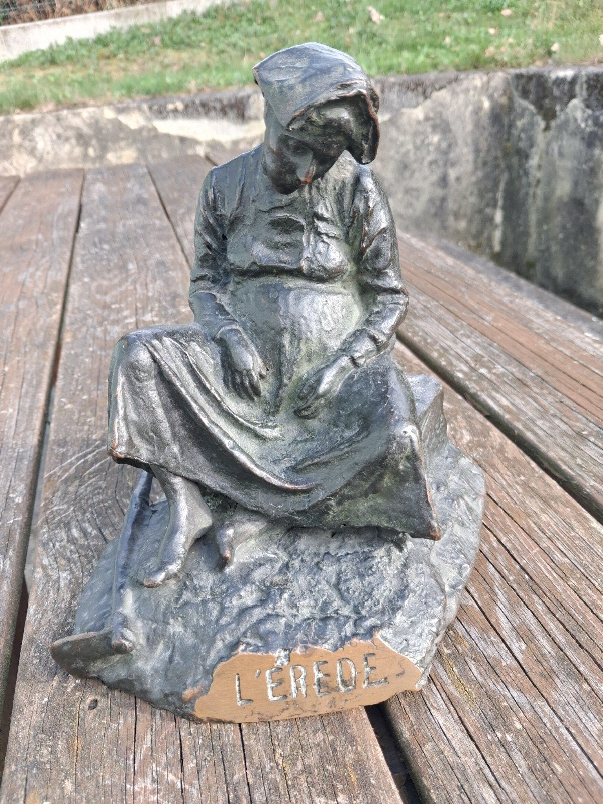 bronze femme, Maison & Meubles, Neuf, 20 cm, Enlèvement, Autres couleurs