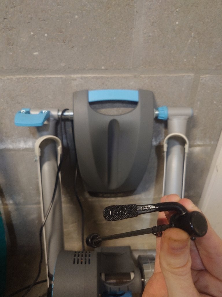 Tackx Flow Smart Trainer + tablet holder, Fietsen en Brommers, Ophalen, Gebruikt, Tacx