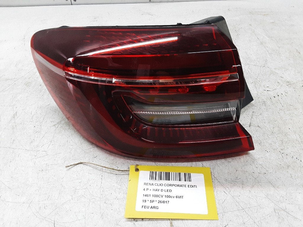 ACHTERLICHT LINKS Renault Clio V (RJAB) (265551035R), Gebruikt, Renault, Mevr. I. Hauben, Rue de l'Espoir 34 34
4030  GRIVEGNÉE, BE