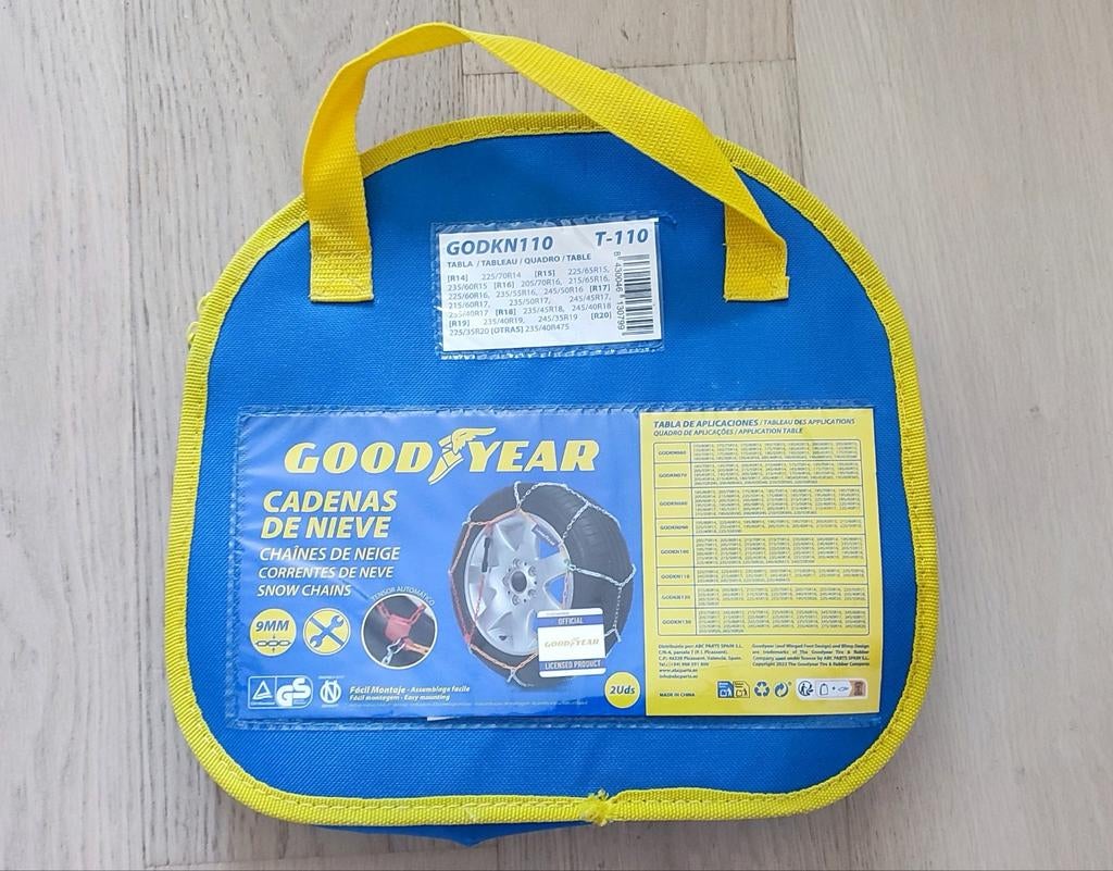 Goodyear Sneeuwkettingen 9mm (GODKN110 / T-110) - Nieuw, Enlèvement