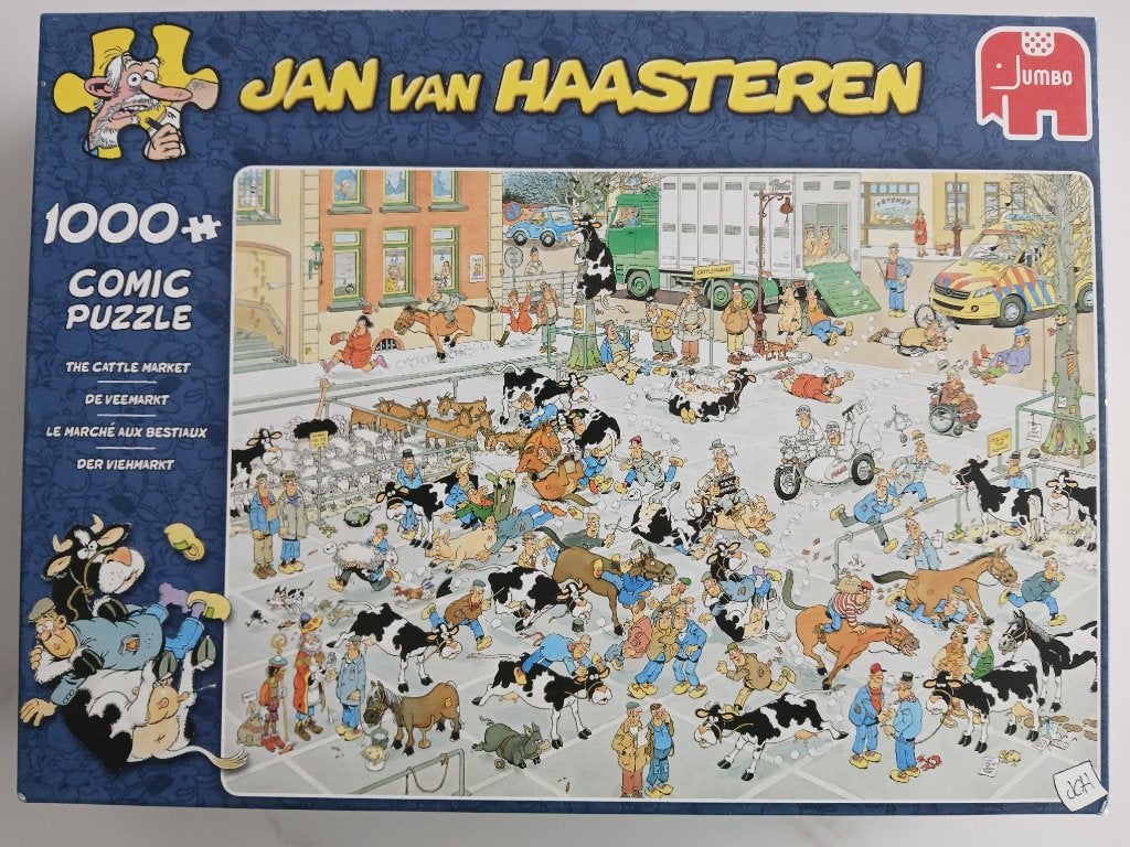16 Jan van Haasteren puzzels 1000 stukjes, Ophalen, 500 t/m 1500 stukjes, Zo goed als nieuw, Legpuzzel