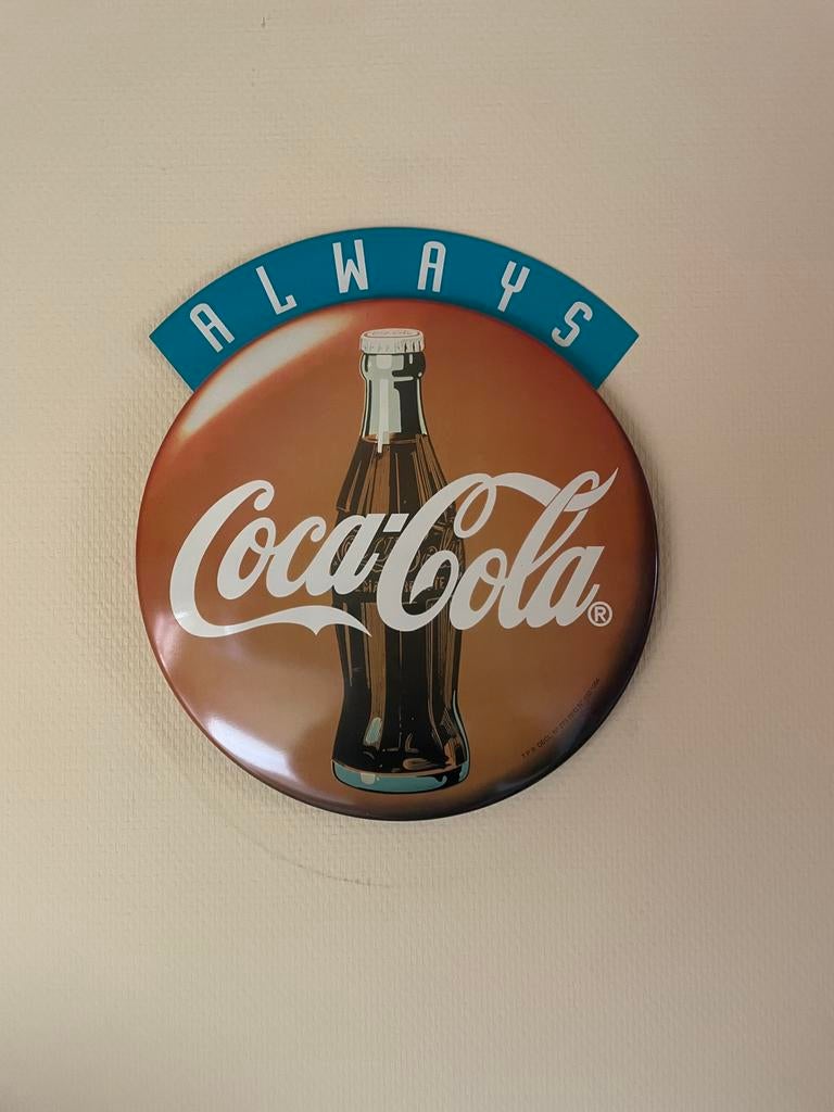 Emaille coco cola decoratie, Enlèvement, Comme neuf
