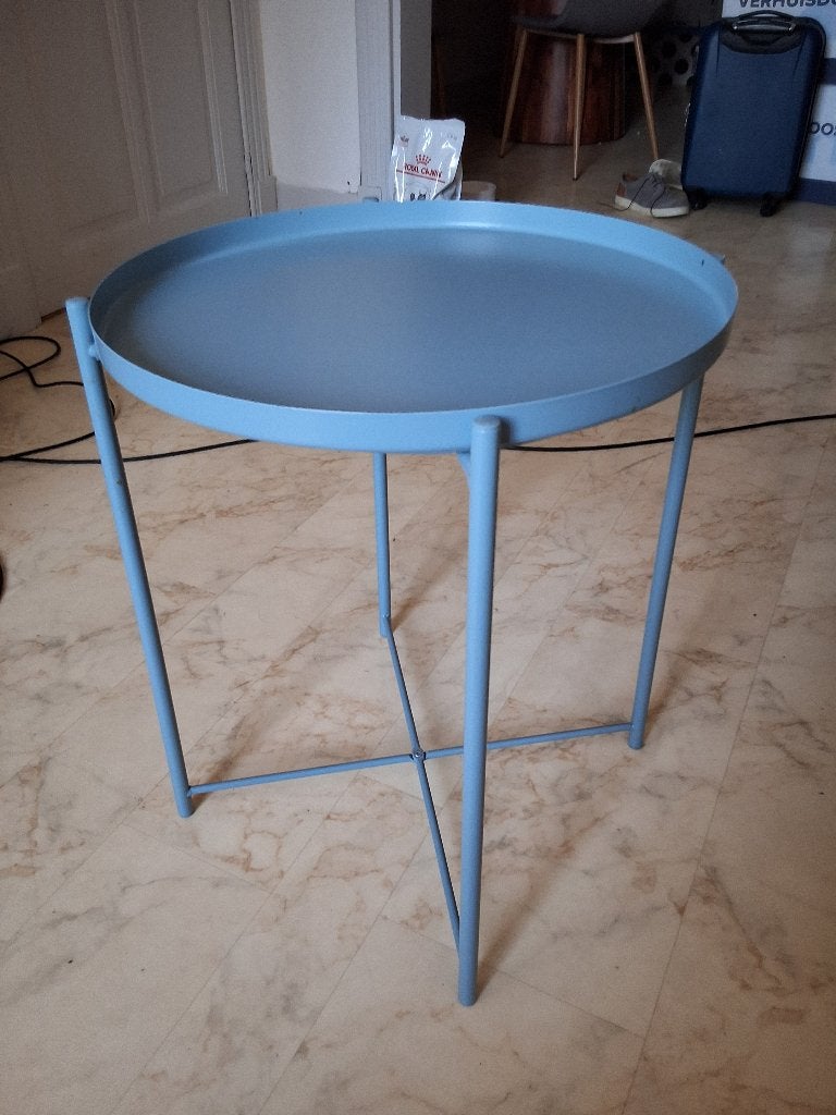 IKEA GLADOM, Huis en Inrichting, Tafels | Bijzettafels, Ophalen, Gebruikt, Rond, 45 tot 60 cm