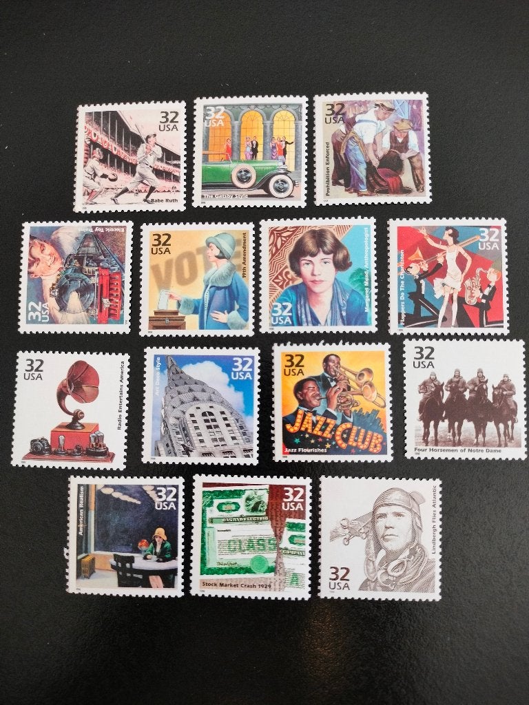 États-Unis 1998 - début du 20e siècle - années 1920 **, Envoi, Non oblitéré, Amérique du Nord