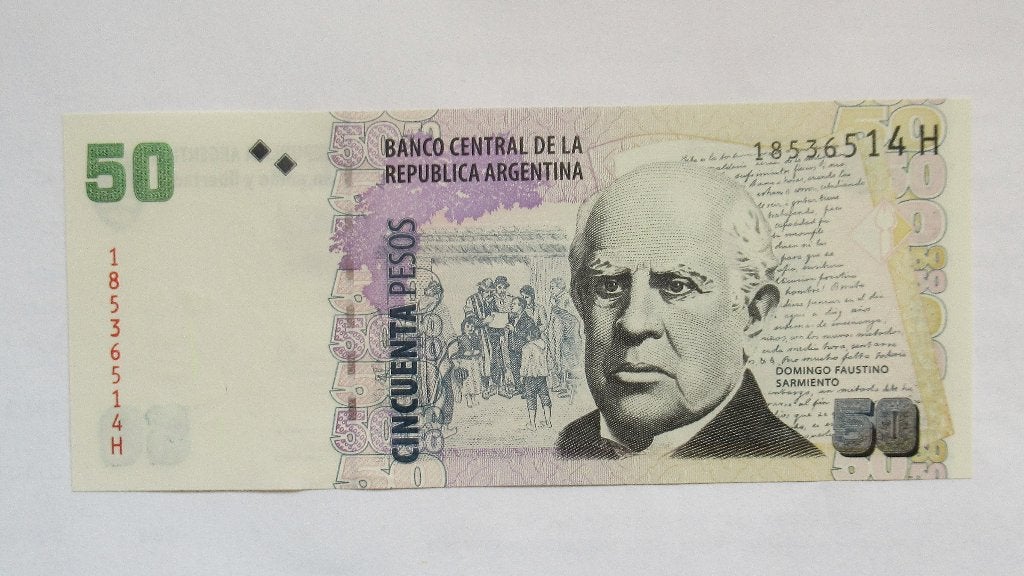 Argentinië 50 Pesos  2013, Timbres & Monnaies, Envoi, Amérique du Sud