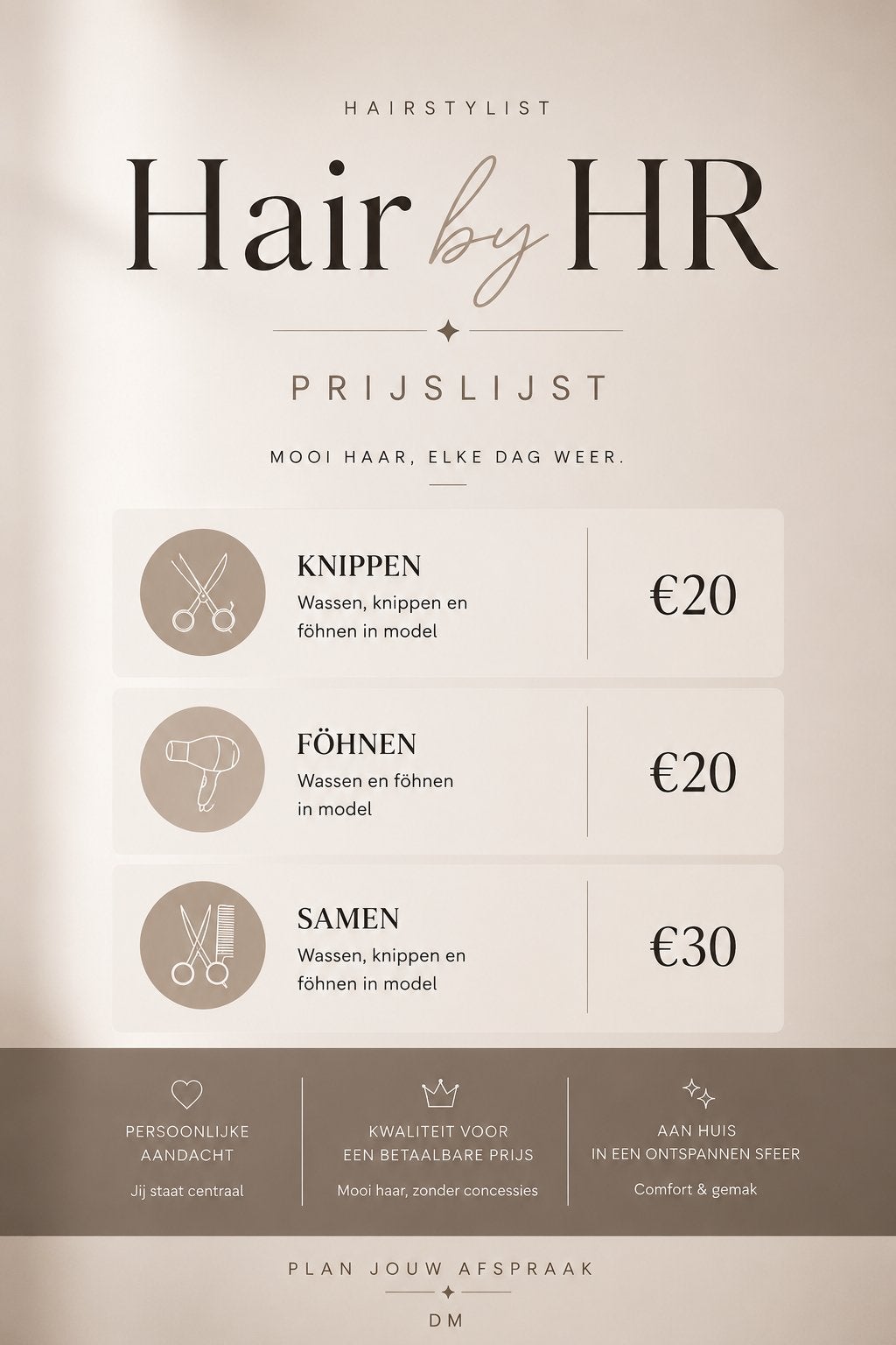 Aangeboden kapster, Handtassen en Accessoires, Uiterlijk | Haarverzorging, Ophalen