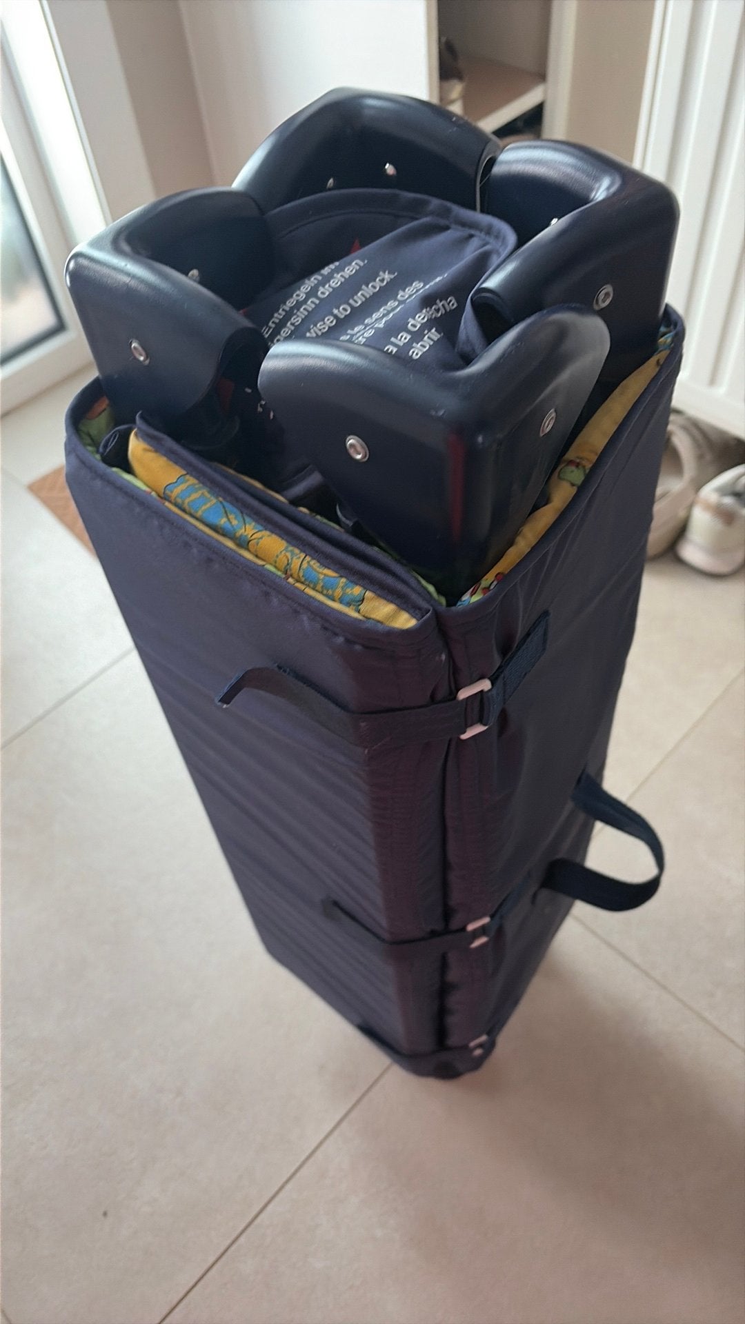 Reisbedje met matras en dekbed, Bijoux, Sacs & Beauté, Enlèvement, Utilisé