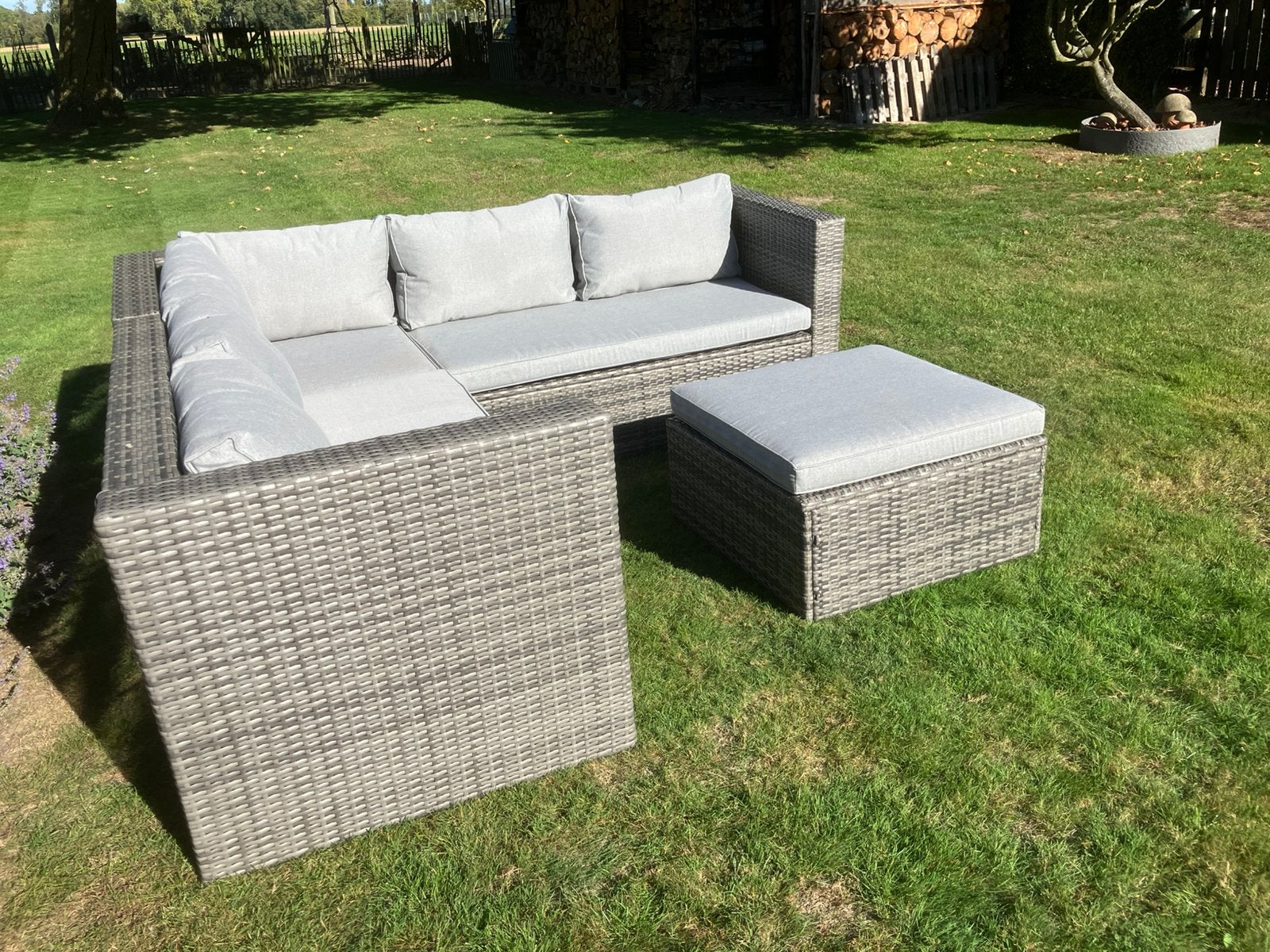Loungeset, Tuin en Terras, Ophalen, Zo goed als nieuw, Loungeset