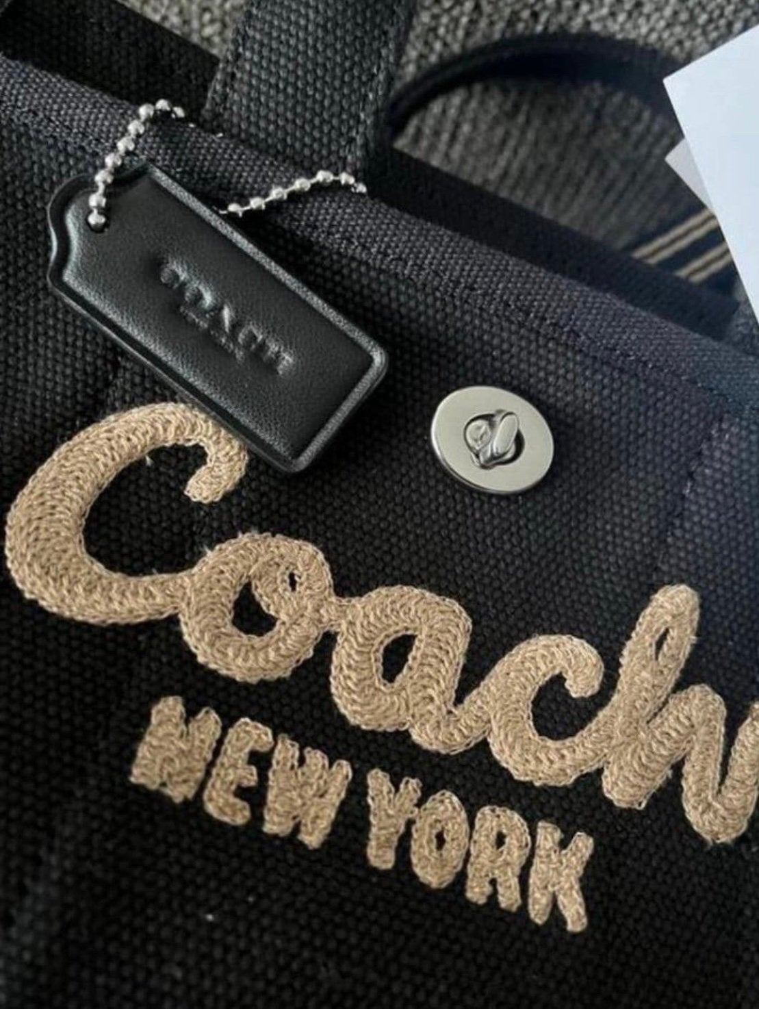 COACH cargo tote bag zwart SMALL (Nieuw in verpakking), Handtassen en Accessoires, Ophalen, Zwart