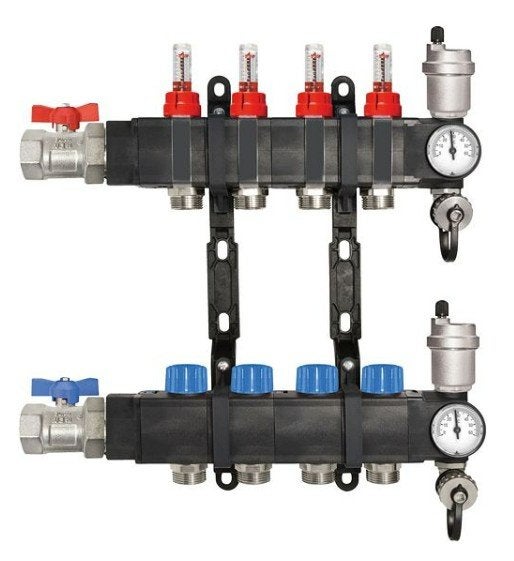 Vloerverwarming – buis, kunststof verdelers en tackernagels, Doe-het-zelf en Bouw, Ophalen