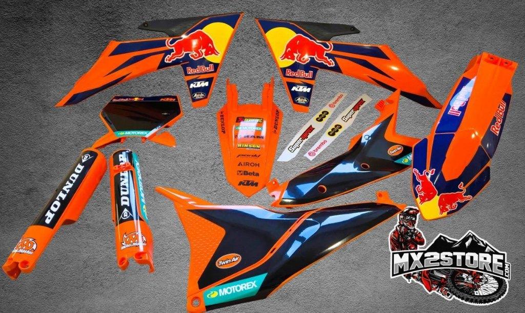 PACK Plastiques - Kit déco KTM SX / SXF / EXC 2016 - 2025, Motoren, Verzenden