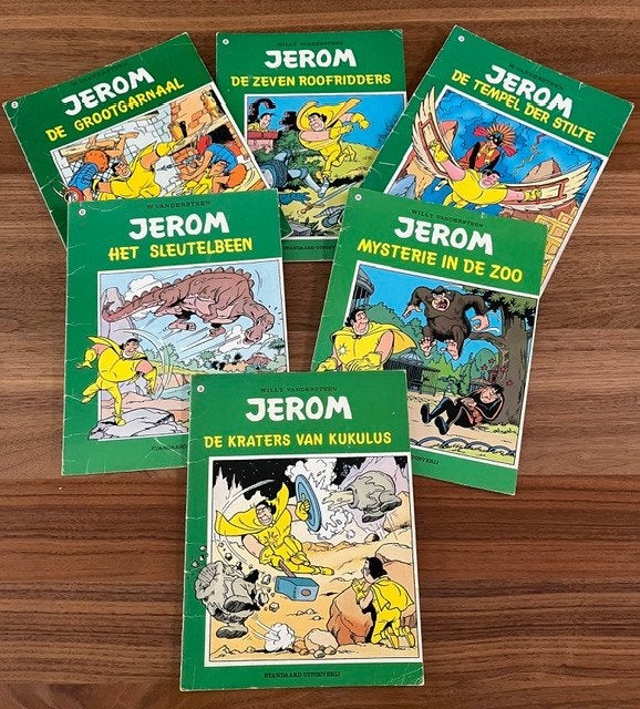 Jerom, Boeken, Gelezen, Willy Vandersteen, Ophalen of Verzenden, Meerdere stripboeken