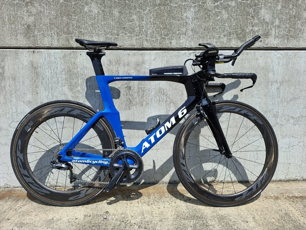 Atom6 Vilauta TT/TRI (maat 56), 53 à 57 cm, Enlèvement, Comme neuf, Carbone