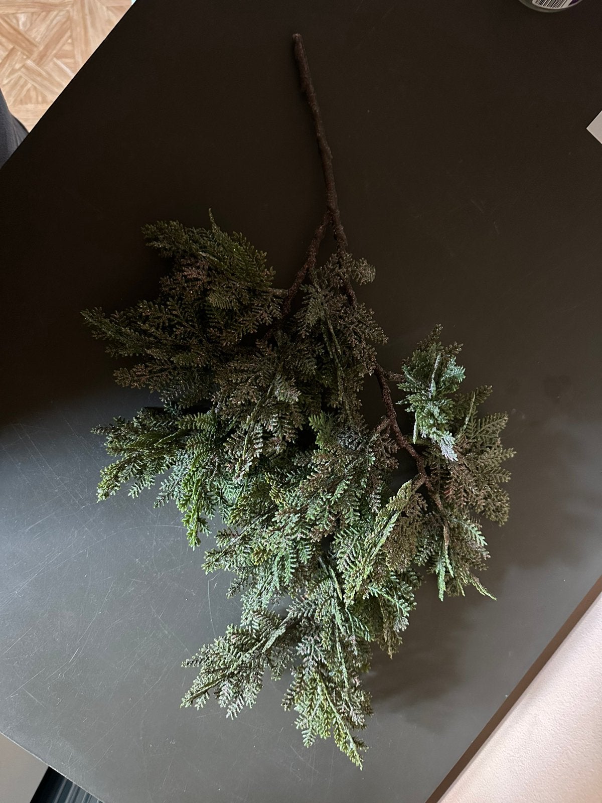 Decoratie plant met glitters, Ophalen, Gebruikt, Kunstplant, Overige materialen