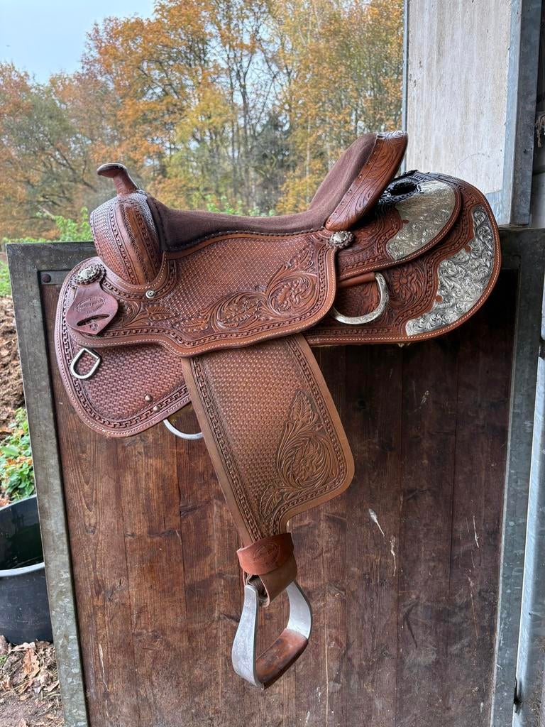 Westernzadel te koop, Animaux & Accessoires, Chevaux & Poneys | Selles, Utilisé, Western, Enlèvement