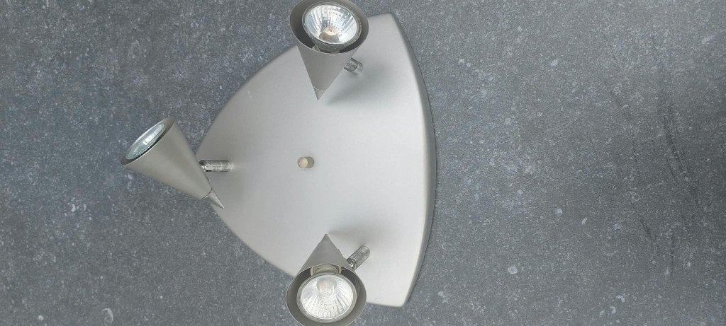 Plafondlamp (3-lichts – Verstelbaar), Ophalen, Gebruikt, Verstelbaar, Plafondlamp