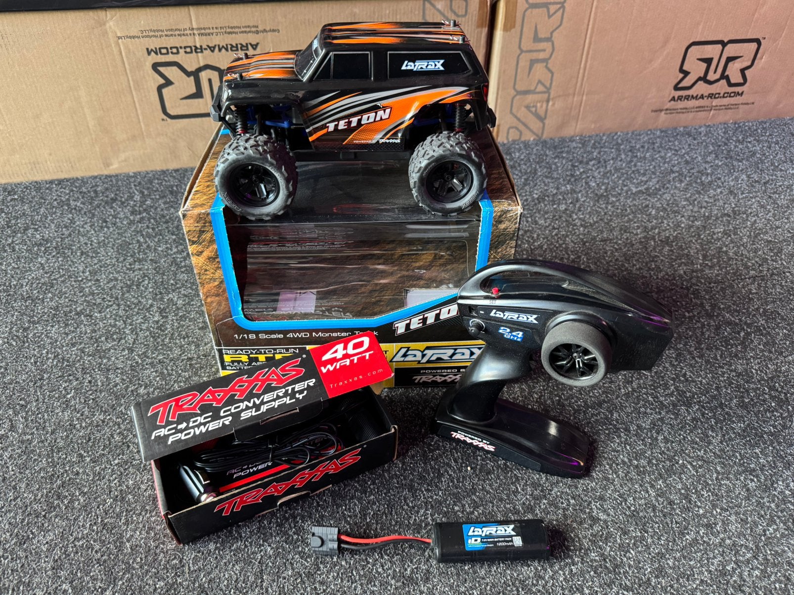 Traxxas Teton 1/18 compleet rijklaar Nieuwstaat, Enlèvement ou Envoi, Comme neuf