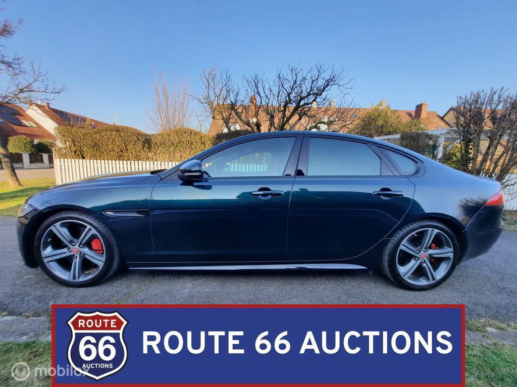 Jaguar XF S AWD | 2016 | Route 66 Auctions, Auto's, Jaguar, Gebruikt, Zwart, XF, Bedrijf