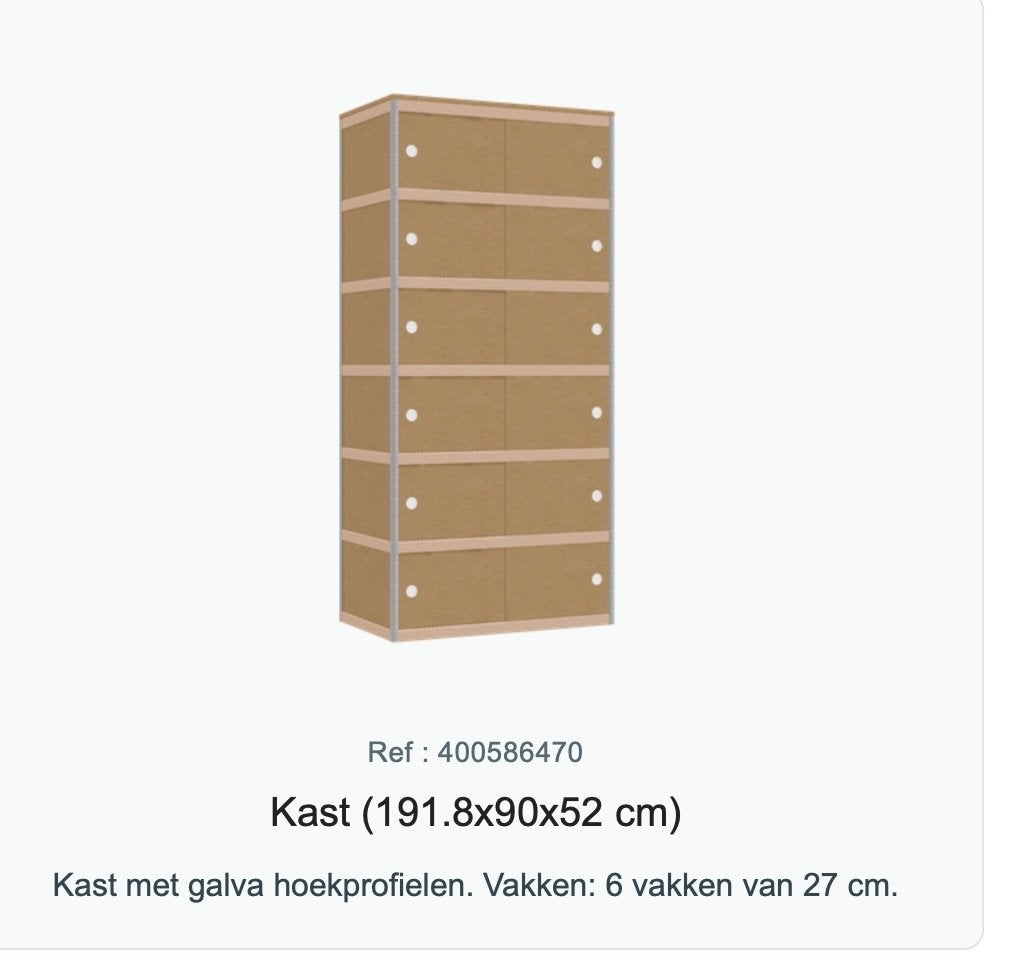 Kewlox kast, Ophalen