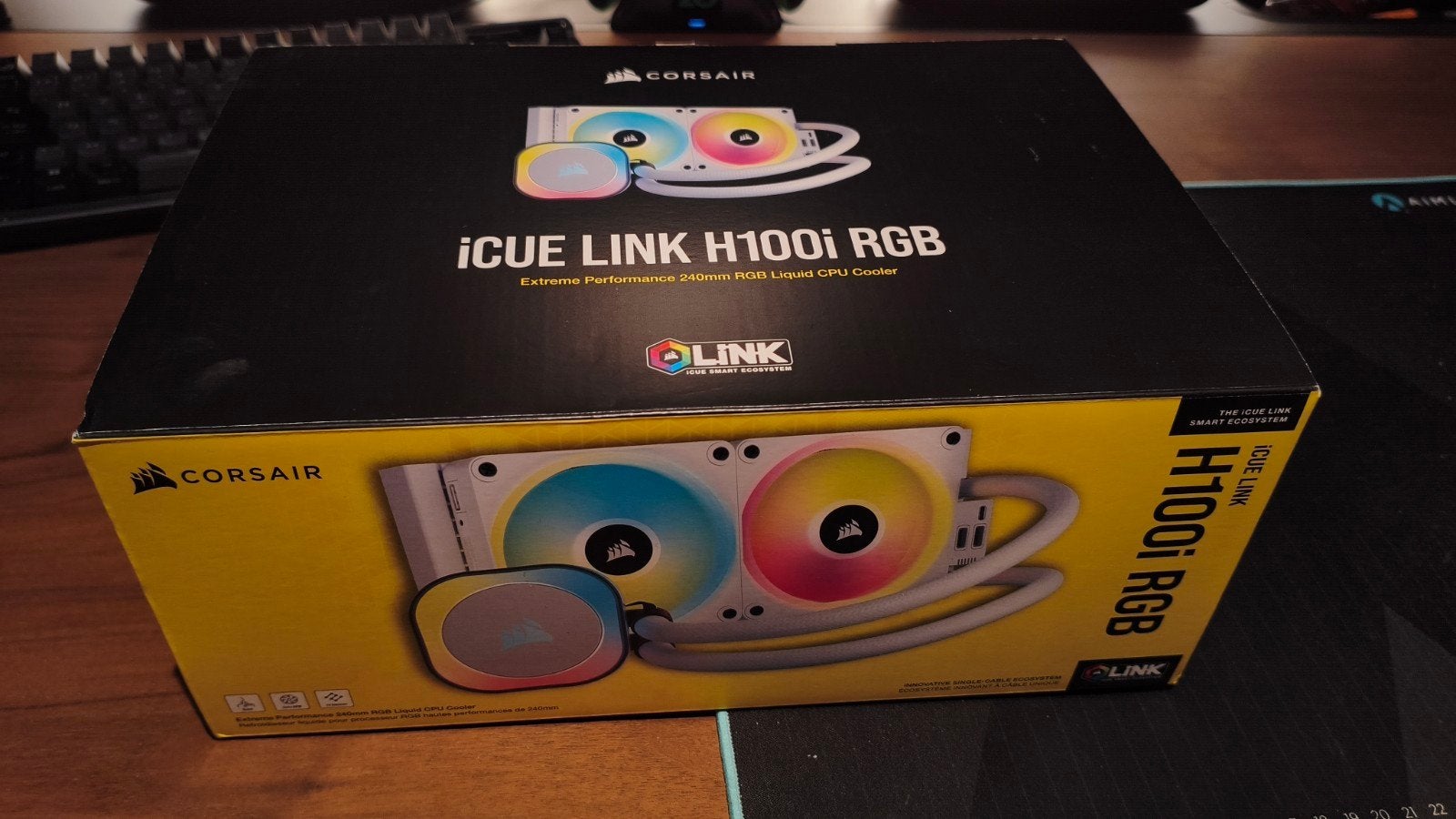 kit watercooling Corsair H100i icue RGB + LX120 icue link, Computers en Software, Ophalen of Verzenden, Zo goed als nieuw, Waterkoeling