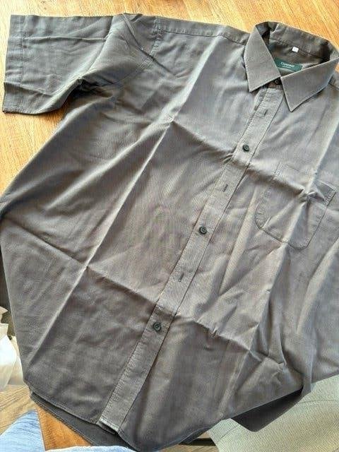 Chemise vintage taille 47, Autres tours de cou, Enlèvement ou Envoi, Comme neuf, Brun
