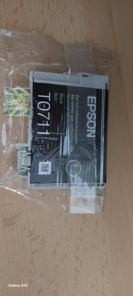 Cartouche Epson T0711 noir jet d'encre, Enlèvement ou Envoi