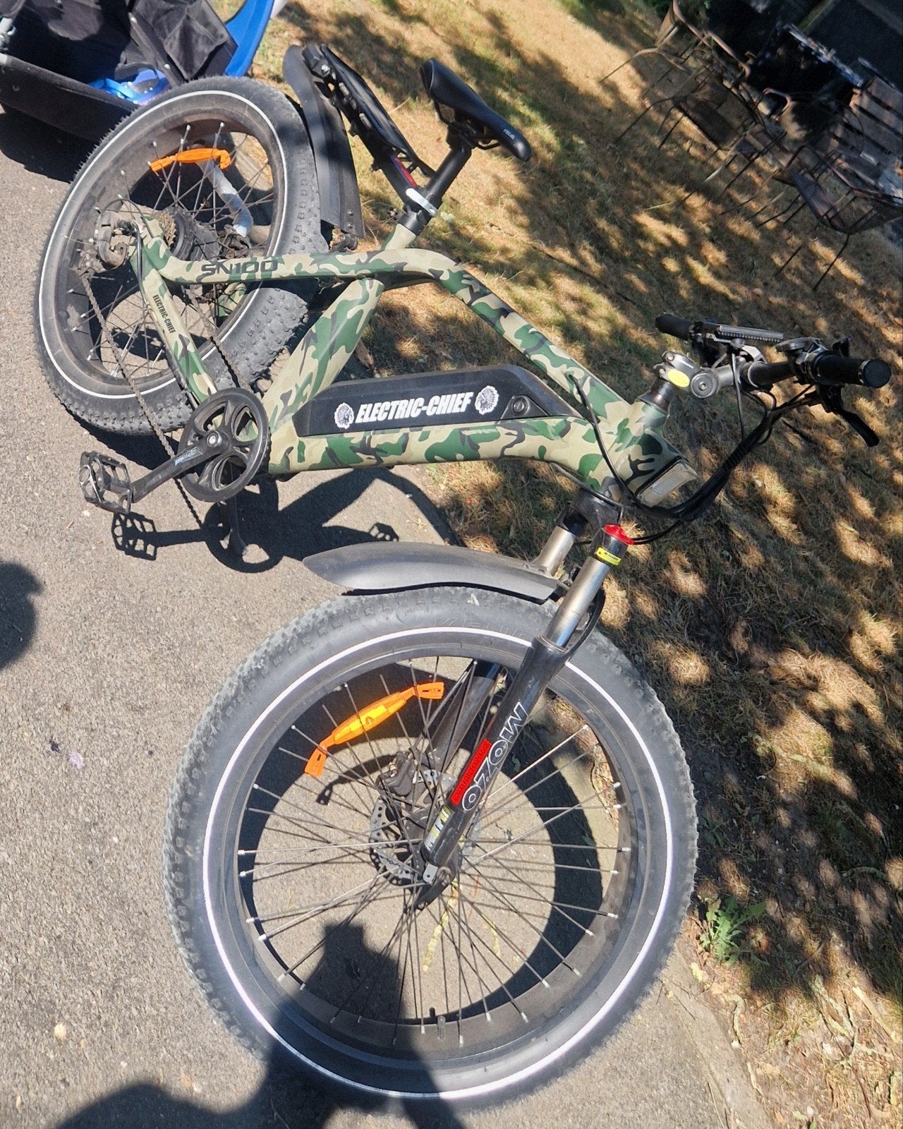 Speciale nette Speedpedelec/moutainbike camouflagepatroon, Ophalen, Zo goed als nieuw