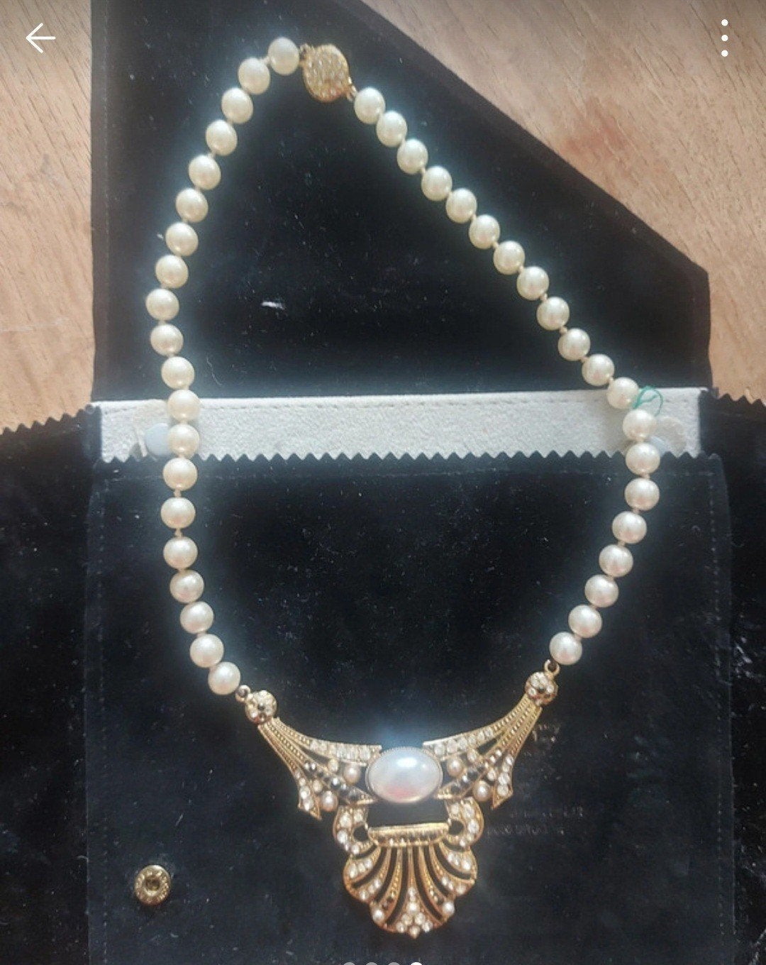 Prachtige Antieke Vintage Parelketting – €325, Ophalen of Verzenden