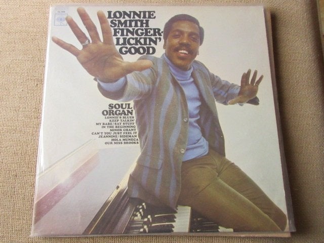 LP Original Lonnie Smith ‎– Finger-Lickin' Good, CD & DVD, Vinyles | Compilations, Utilisé, Jazz et Blues, Pressage original, Enlèvement ou Envoi