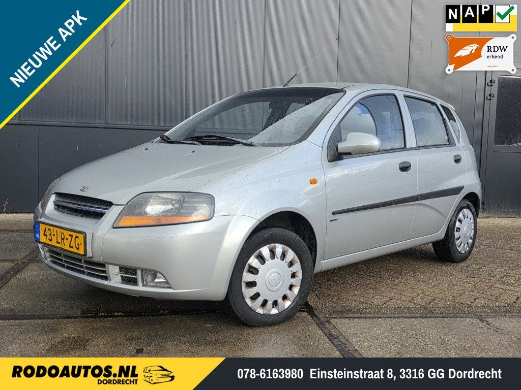 Chevrolet Kalos 1.4 Class 5-Drs Airco Nw Distr. Nw APK ✅, Autos, Achat, 5 portes, 5 places, 175 g/km