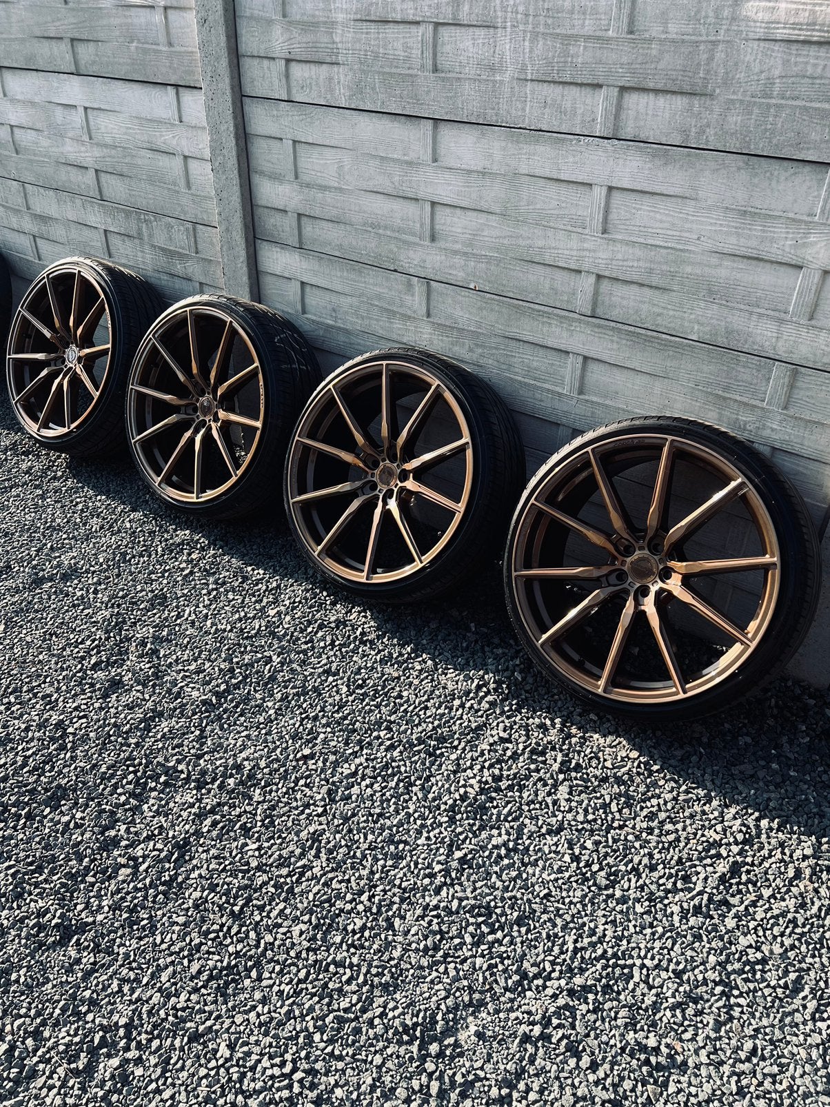 22 inch 5x112 Velgen met banden, Auto-onderdelen, Banden en Velgen, Ophalen, 245 mm, Banden en Velgen, Overige maten