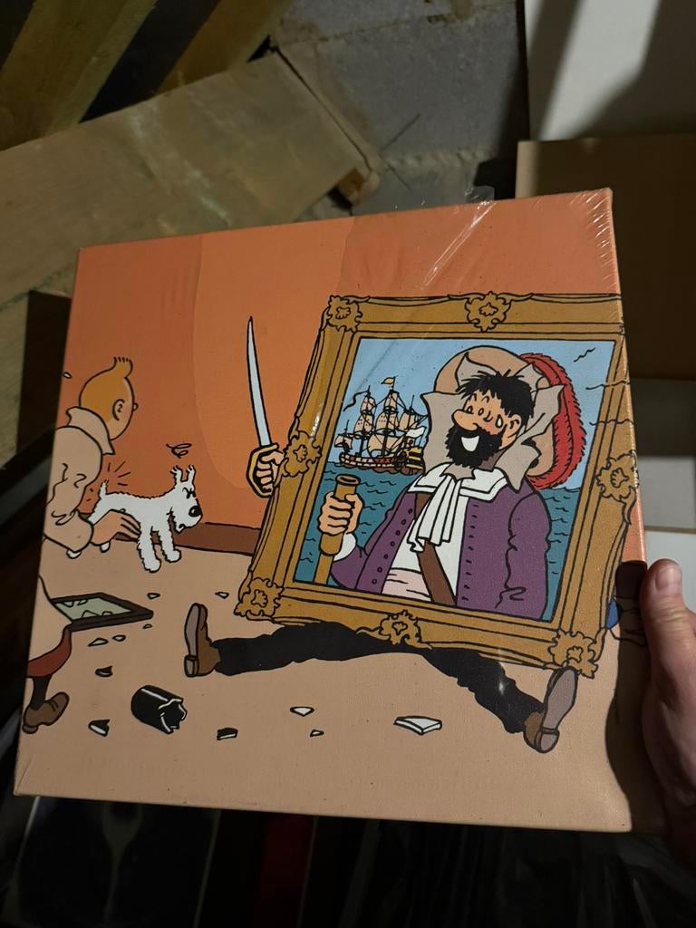 Tableau tintin, Enlèvement ou Envoi, Tintin, Comme neuf
