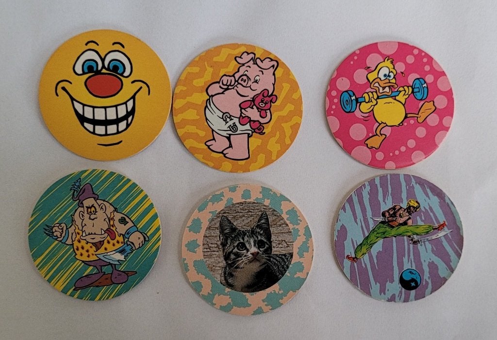 Allerlei oa collector caps, Pokémon munten, Bartjes, Fristi., Verzenden, Spiek, Losse flippo's